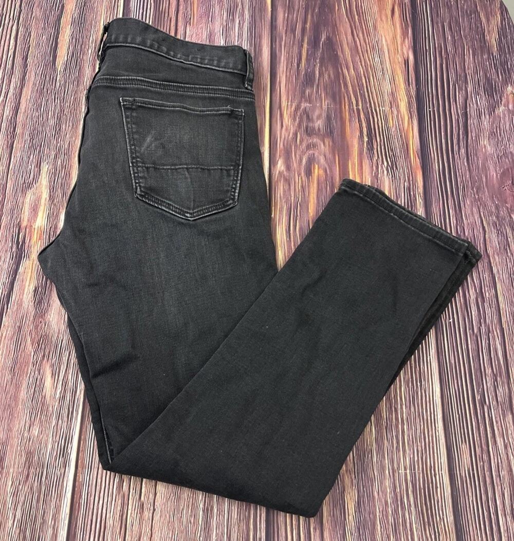 Banana Republic Traveler Slim Fit Black Jeans Men's Sz 32x30 (Actual 32x29)